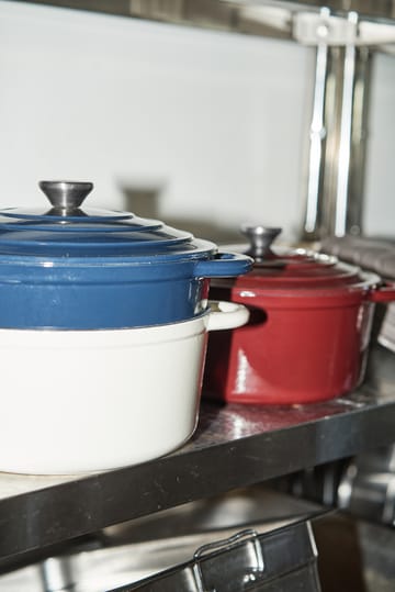 Nordwik gjutjärnsgryta rund 5 l - Creme - Nordwik