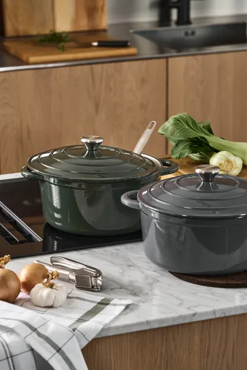 Nordwik gjutjärnsgryta rund 5 l - Grå - Nordwik