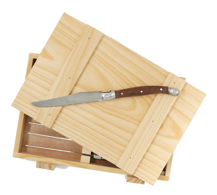 Nordwik grillkniv 8-pack - Rostfritt stål-trä - Nordwik