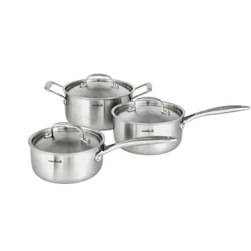 Nordwik grytset 3-ply 3 delar - 1,5 l, 2 l, 3 l - Nordwik