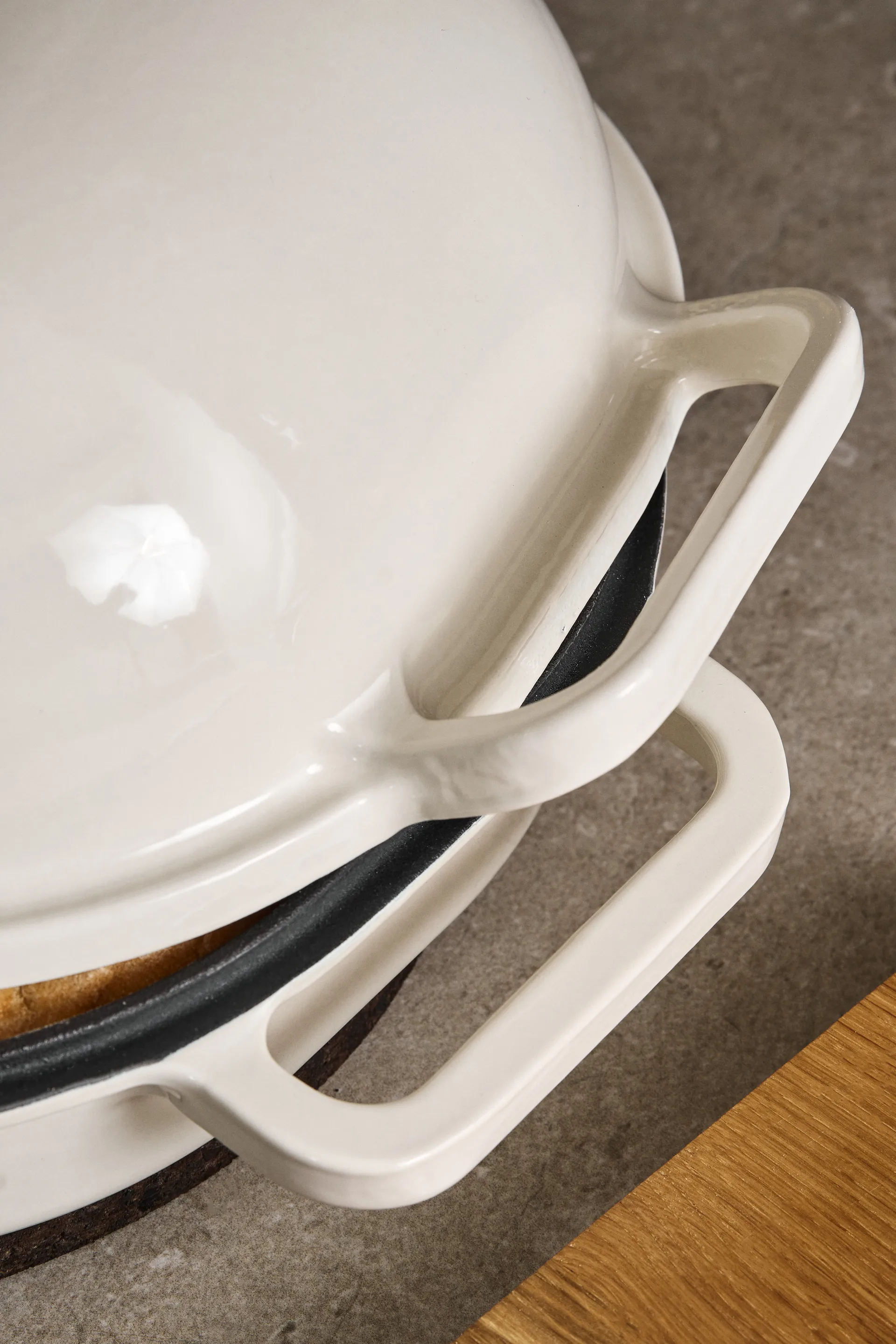 Nordwik Levain brödform emaljerad 39x26 cm, Creme Nordwik