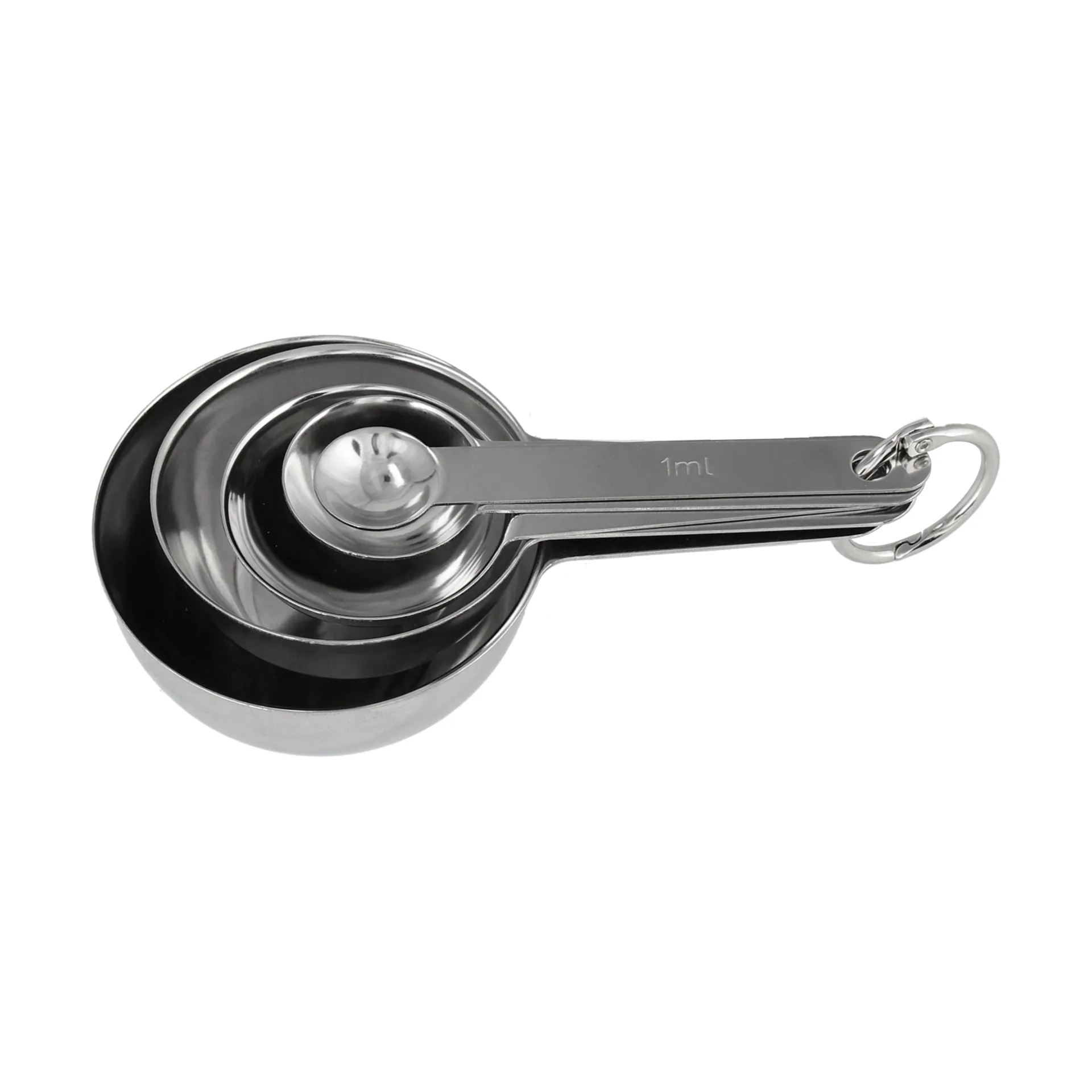 Nordwik måttsats 5 delar, Rostfritt stål Nordwik