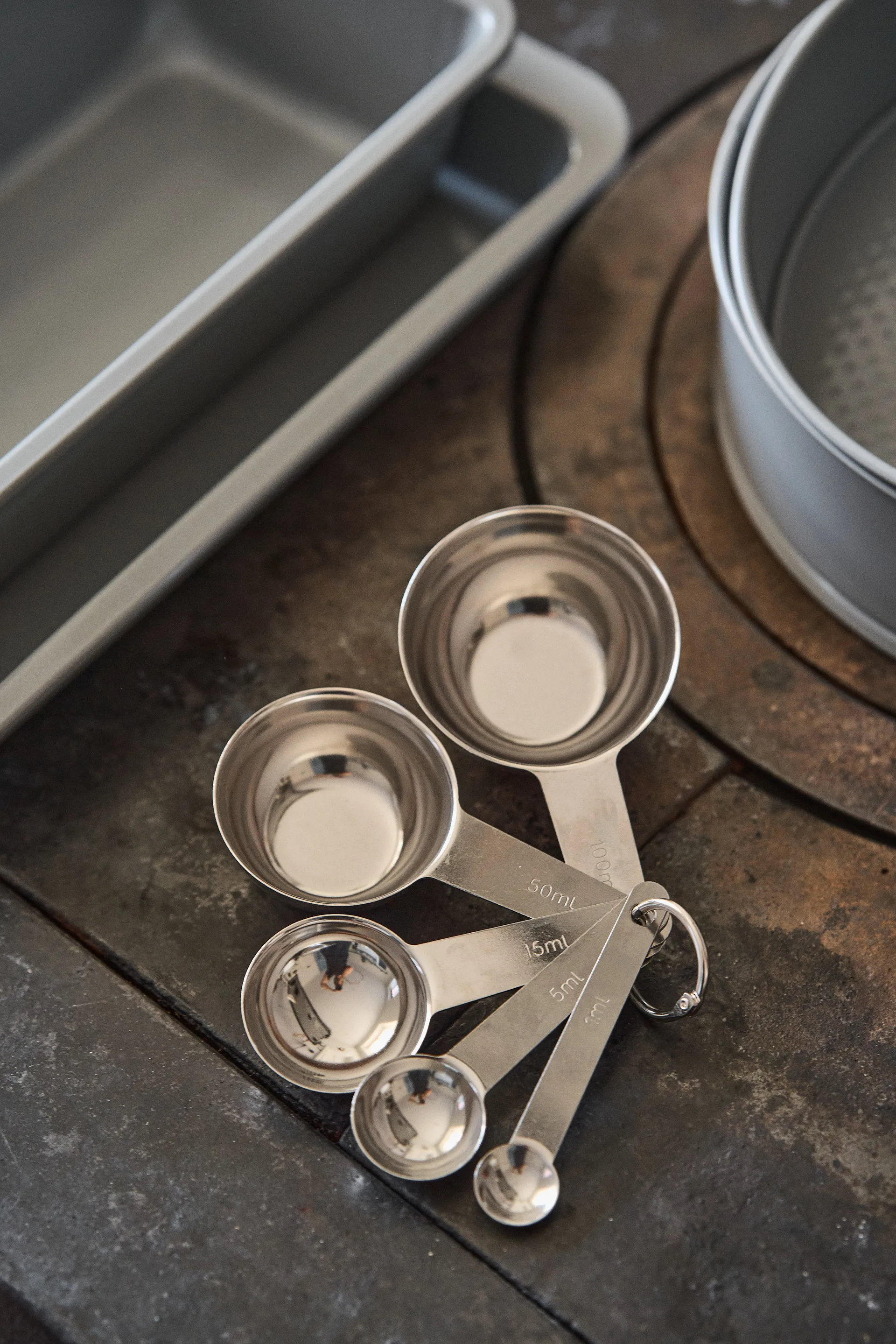 Nordwik måttsats 5 delar, Rostfritt stål Nordwik