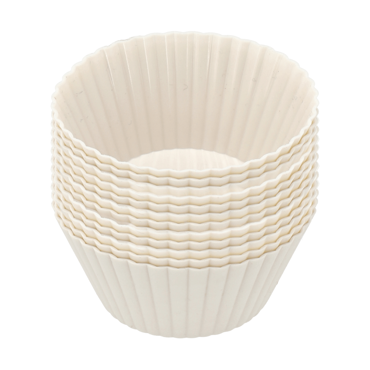 Nordwik muffinsform i silikon 12-pack Creme | Skandinavisk Design | Kakformar & Pepparkaksformar | Beige
