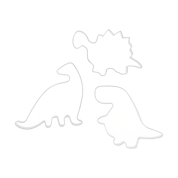 Nordwik pepparkaksform dinosaurie 3 delar - Rostfritt stål - Nordwik