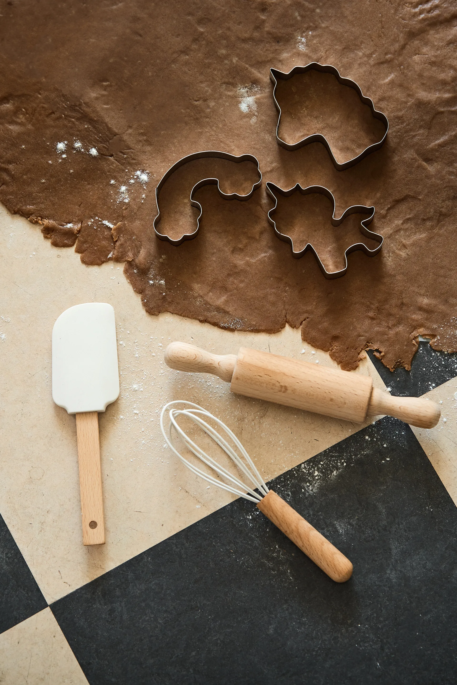 Nordwik pepparkaksform enhörning 3 delar, Rostfritt stål Nordwik