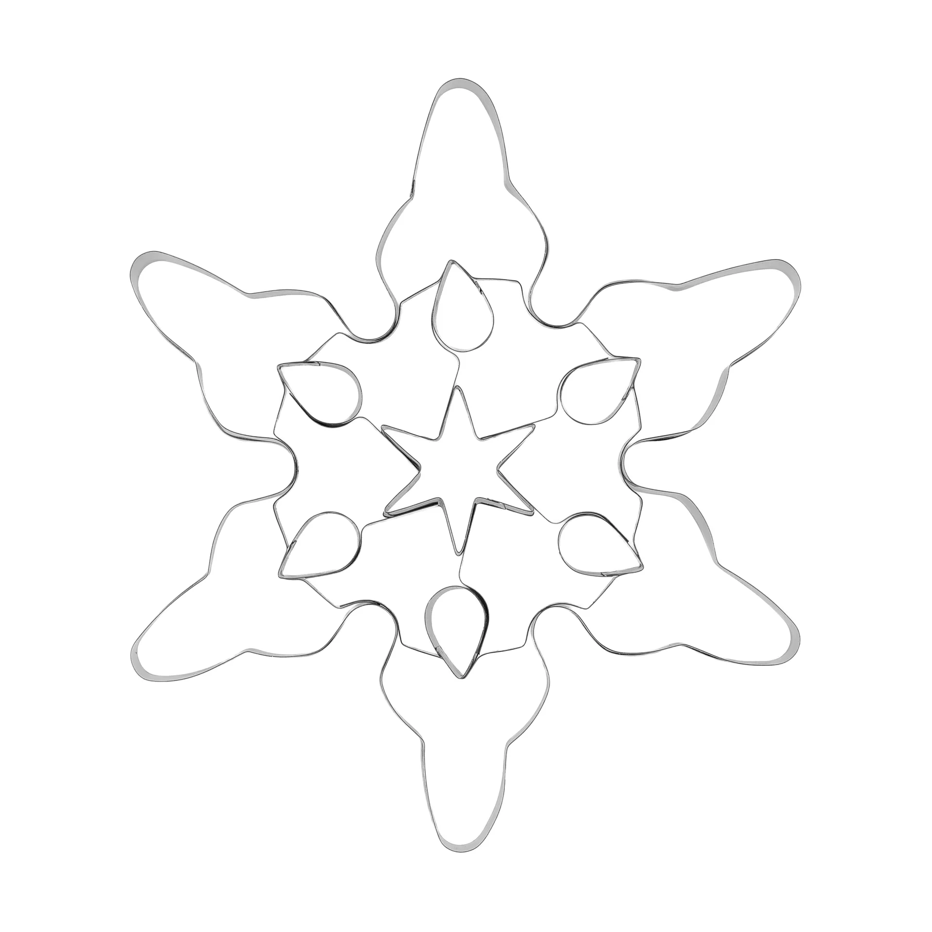 Nordwik pepparkaksform snöflinga, Mellan Nordwik