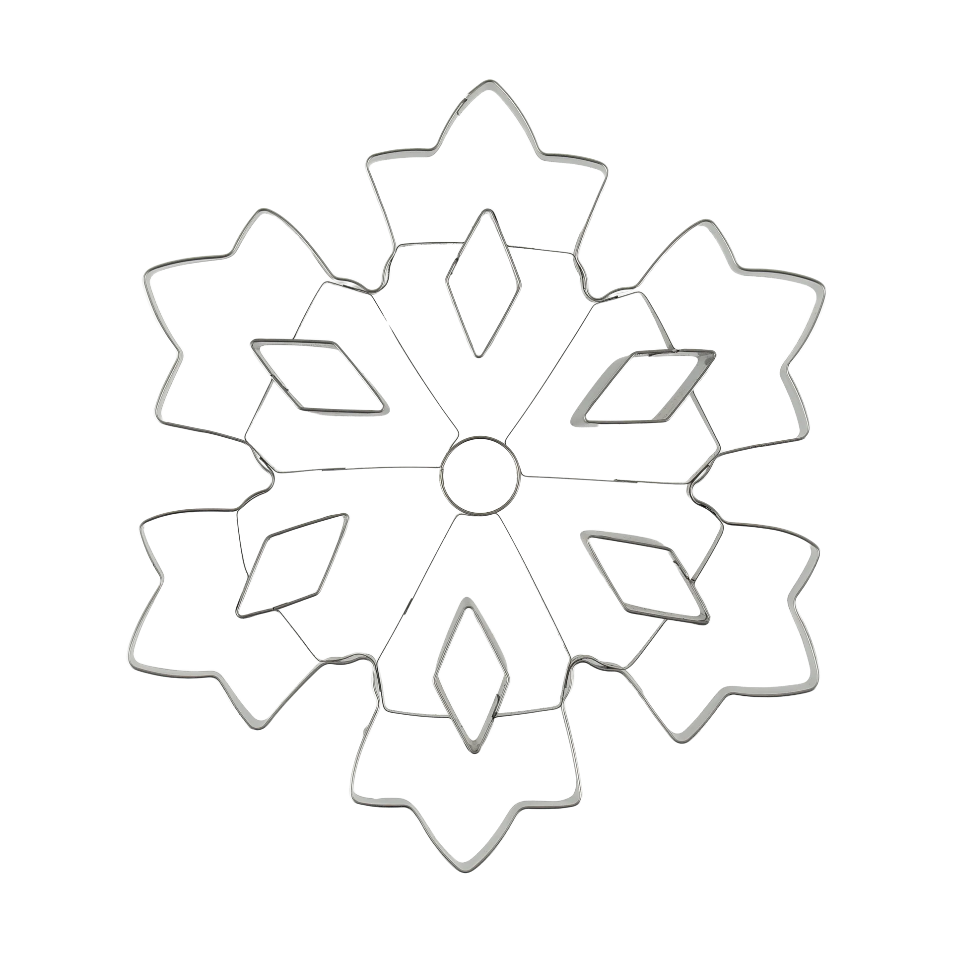 Nordwik pepparkaksform snöflinga, Stor Nordwik