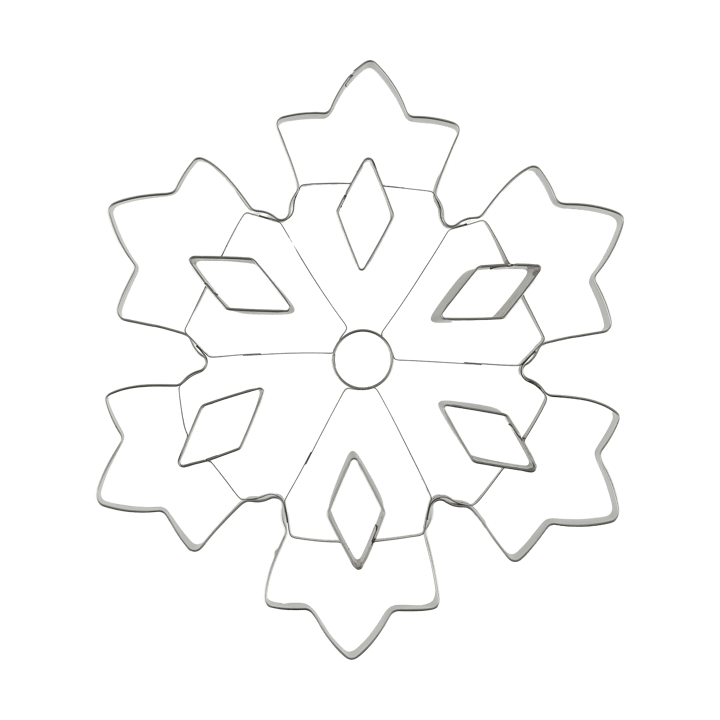 Nordwik pepparkaksform snöflinga - Stor - Nordwik