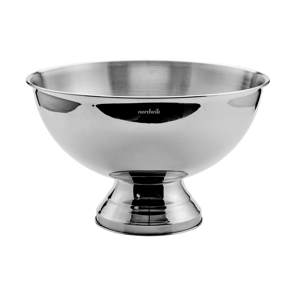 Nordwik proseccohink stor Ø40 cm | Skandinavisk Design | Vinkylare & Champagnekylare | Silverfärgad