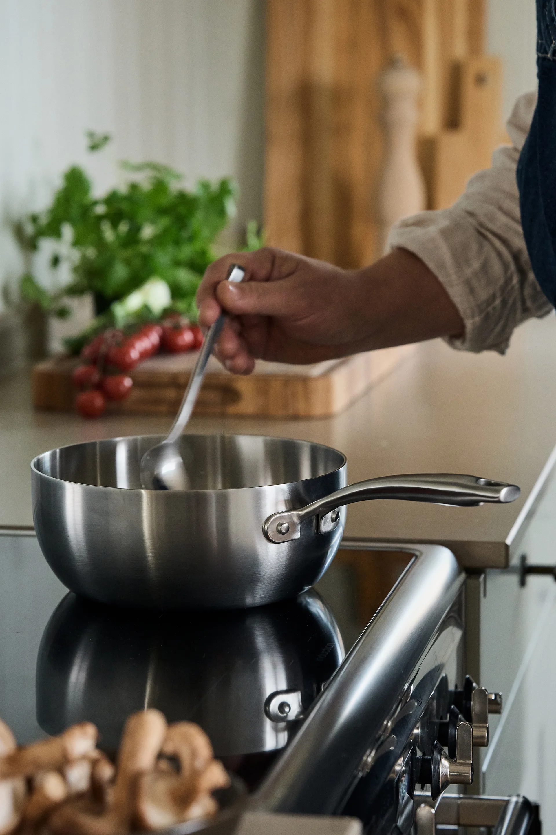 Nordwik sauteuse 3-ply rostfritt stål, 20 cm Nordwik