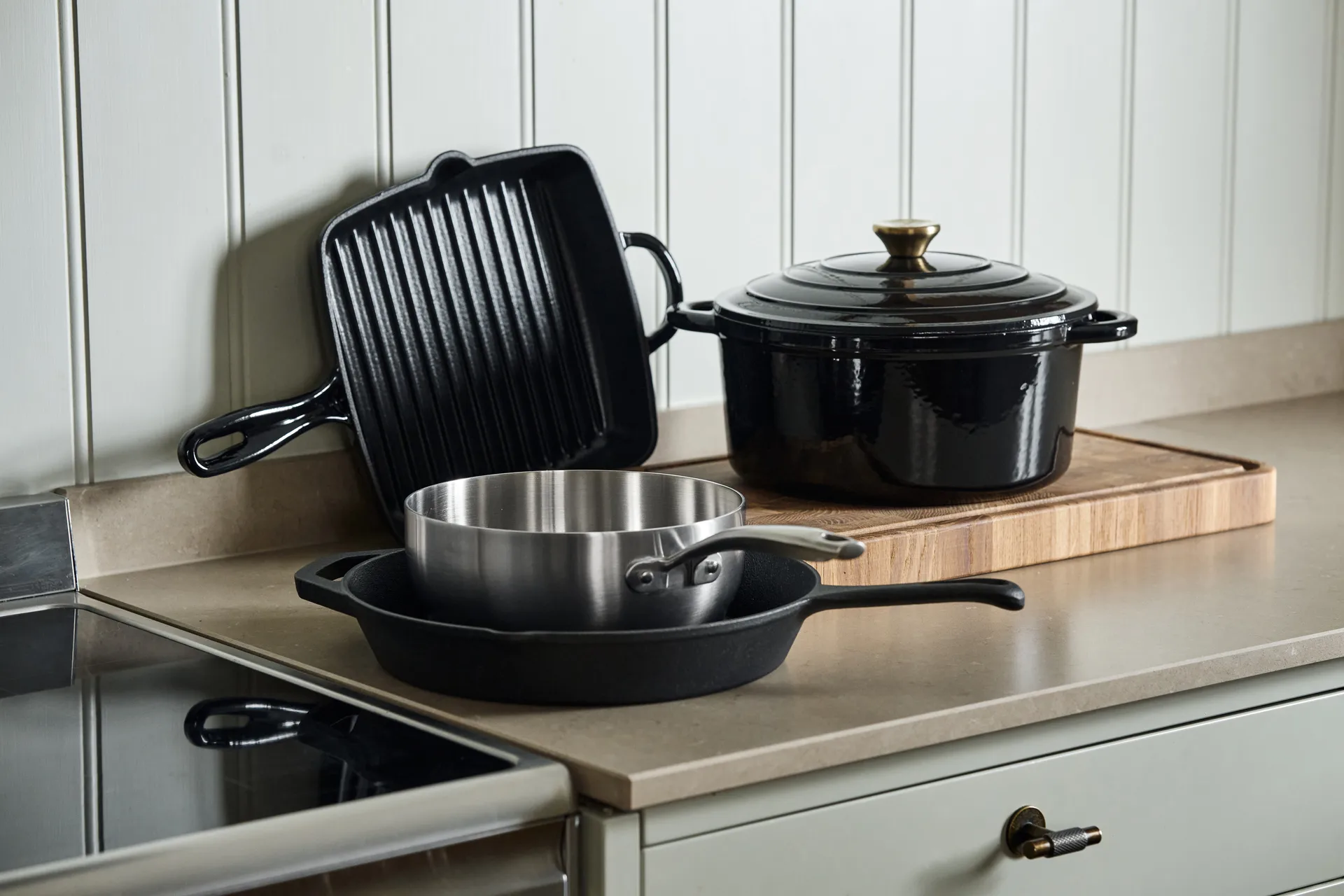 Nordwik sauteuse 3-ply rostfritt stål, 20 cm Nordwik