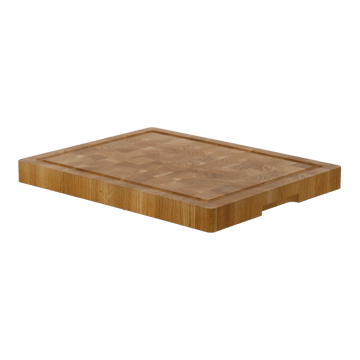 Nordwik skärbräda i ändträ med ränna 36x46 cm - Ek - Nordwik