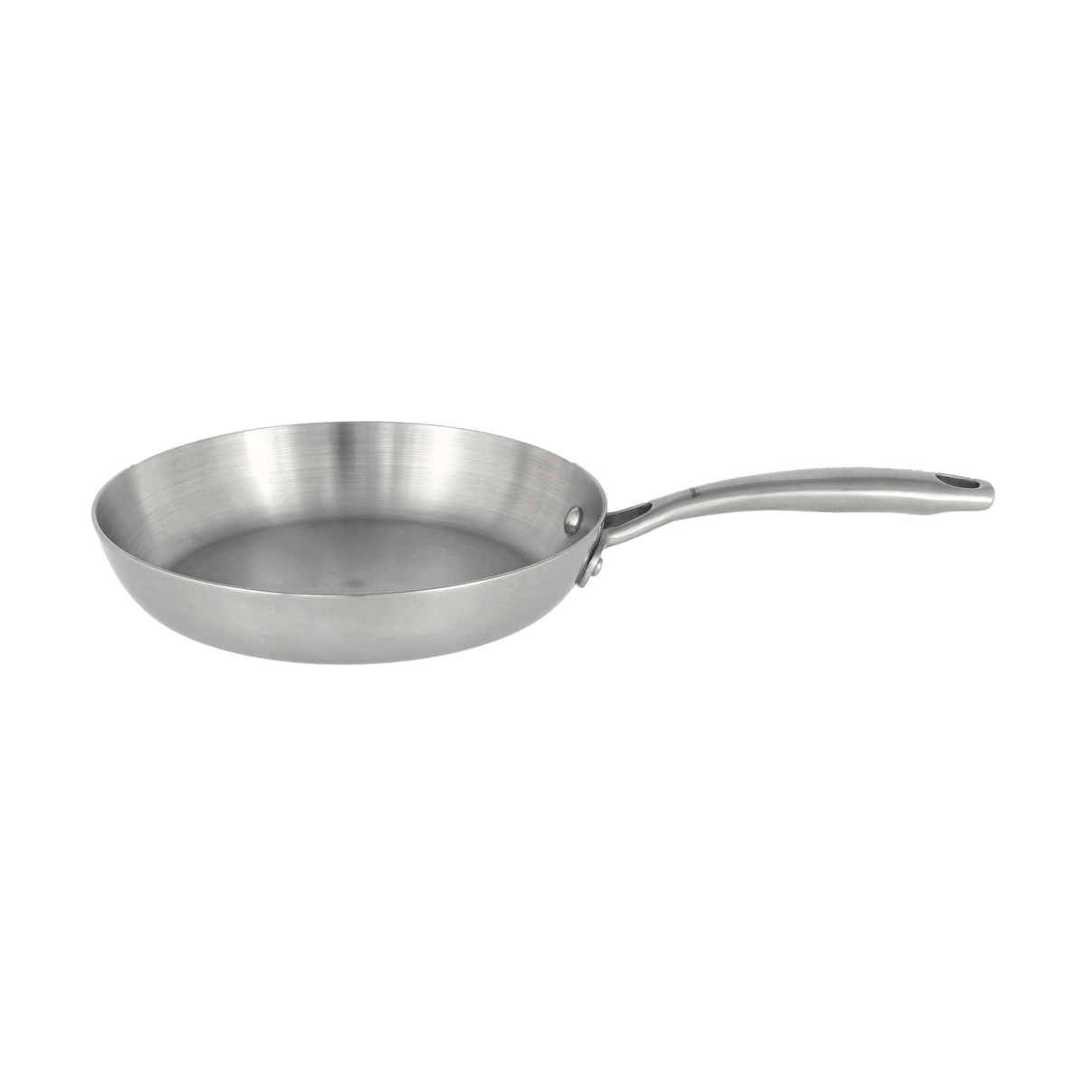 Nordwik stekpanna 3-ply rostfritt stål 20 cm | Skandinavisk Design | Stekpannor | Silverfärgad