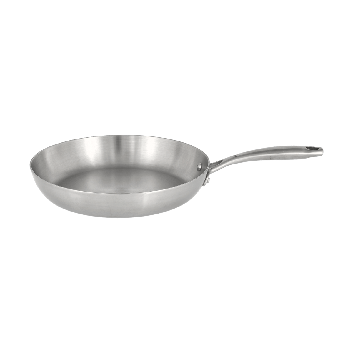 Nordwik stekpanna 3-ply rostfritt stål 24 cm | Skandinavisk Design | Stekpannor | Silverfärgad