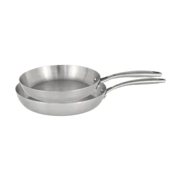 Nordwik stekpanneset 3-ply 2 delar - Rostfritt stål - Nordwik
