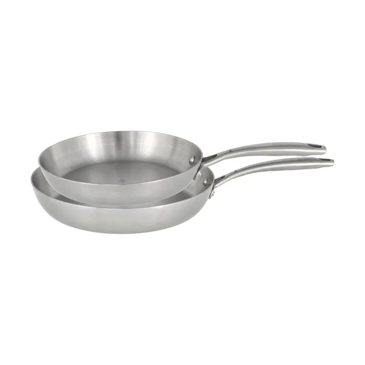 Nordwik stekpanneset 3-ply 2 delar - Rostfritt stål - Nordwik