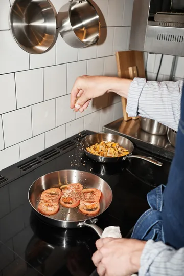 Nordwik stekpanneset 3-ply 2 delar - Rostfritt stål - Nordwik