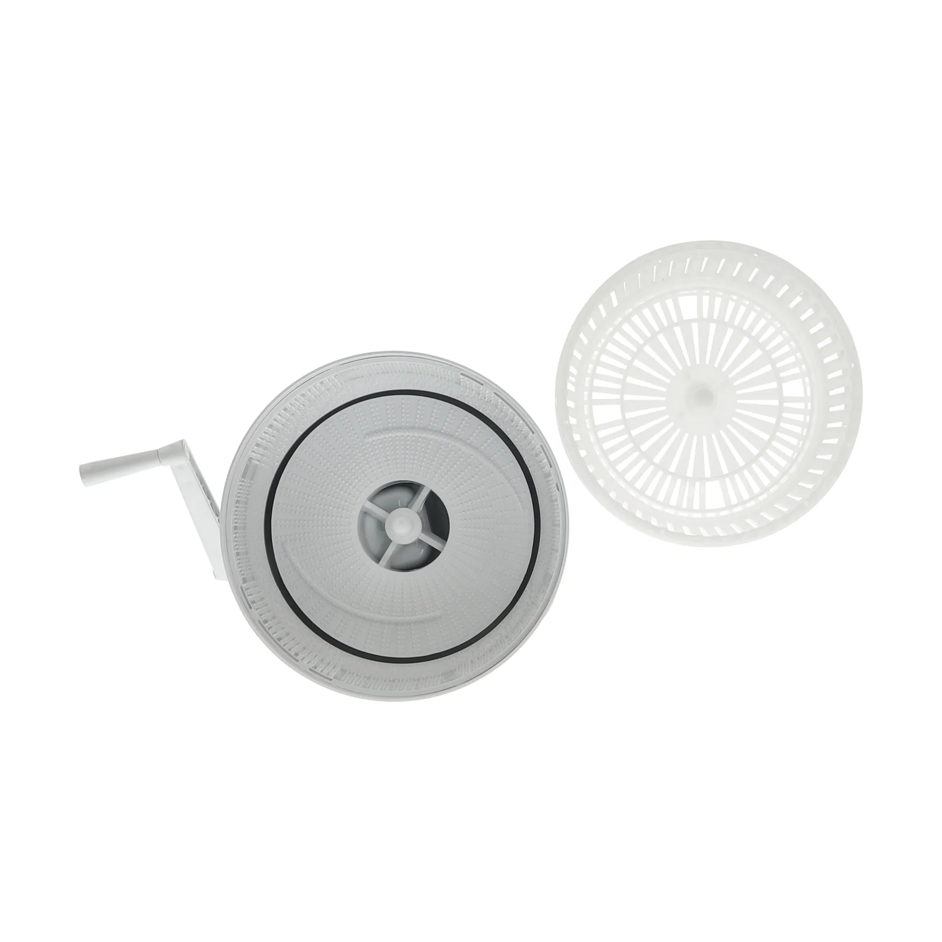 Potatisskalare med vev & salladsslunga 2-i-1, Vit Nordwik