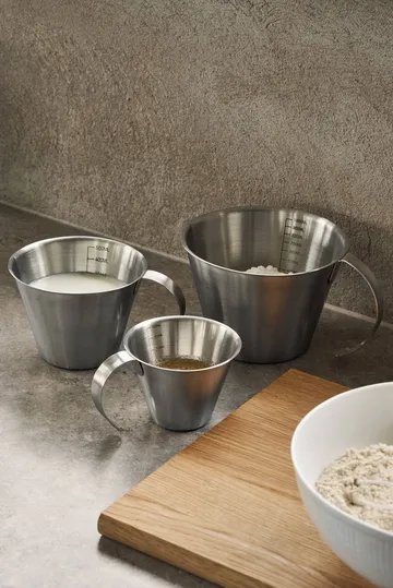 PREP måttkanna - Rostfritt stål, 1 L - Nordwik