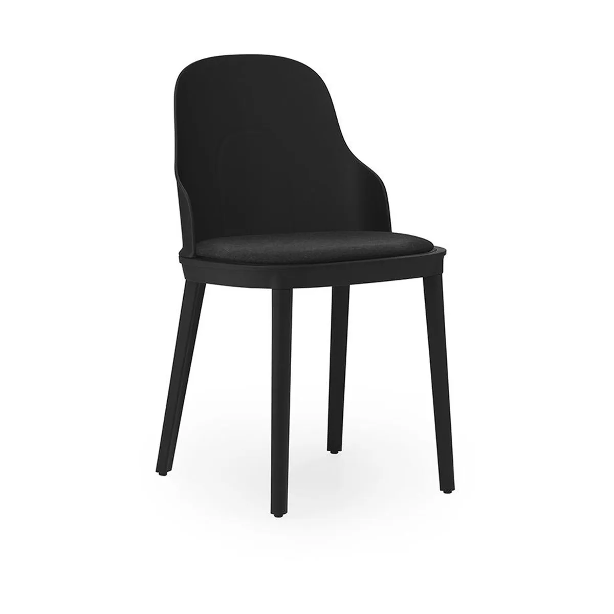Normann Copenhagen Allez stol med dyna Black