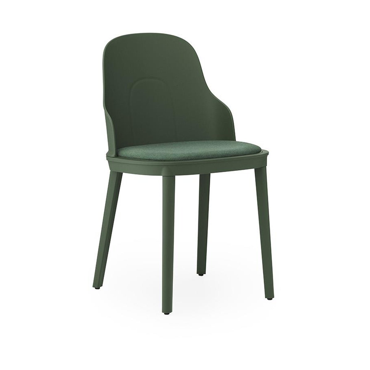 Normann Copenhagen Allez stol med dyna Park Green | Skandinavisk Design | Stolar | Grön