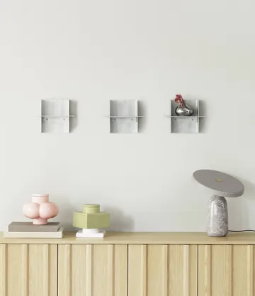 Alu Shelf hylla 25 cm - Aluminium - Normann Copenhagen
