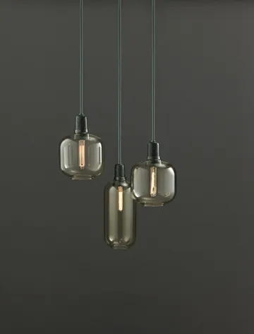 Amp lampa liten - guld-grön - Normann Copenhagen