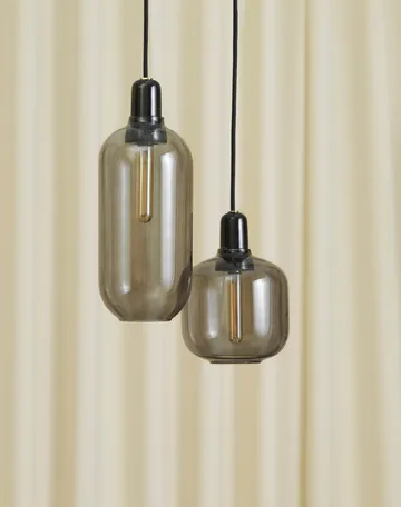 Amp lampa stor - grå-svart - Normann Copenhagen