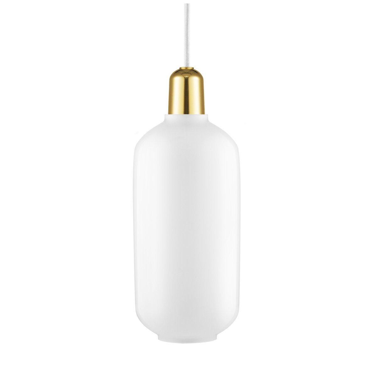 Normann Copenhagen Amp lampa stor Vit-mässing | Skandinavisk Design | Taklampor & Pendlar | Vit