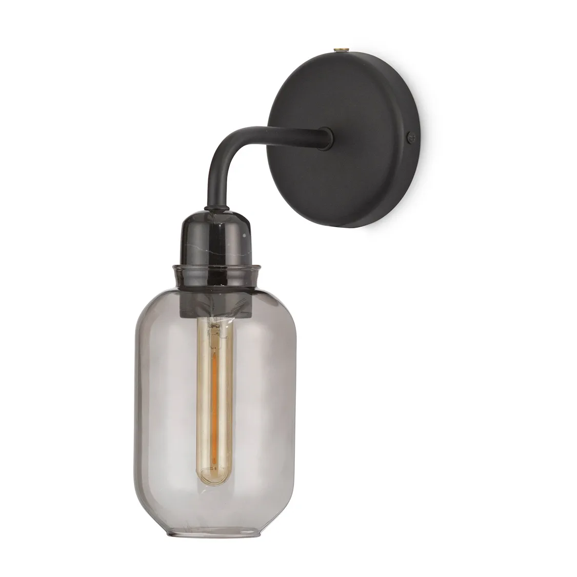 Normann Copenhagen Amp vägglampa Smoke-black