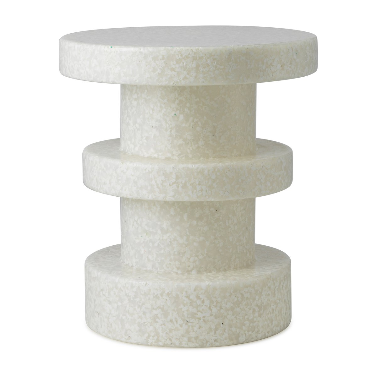 Normann Copenhagen Bit Stack pall Vit-vit | Skandinavisk Design | Pallar | Vit