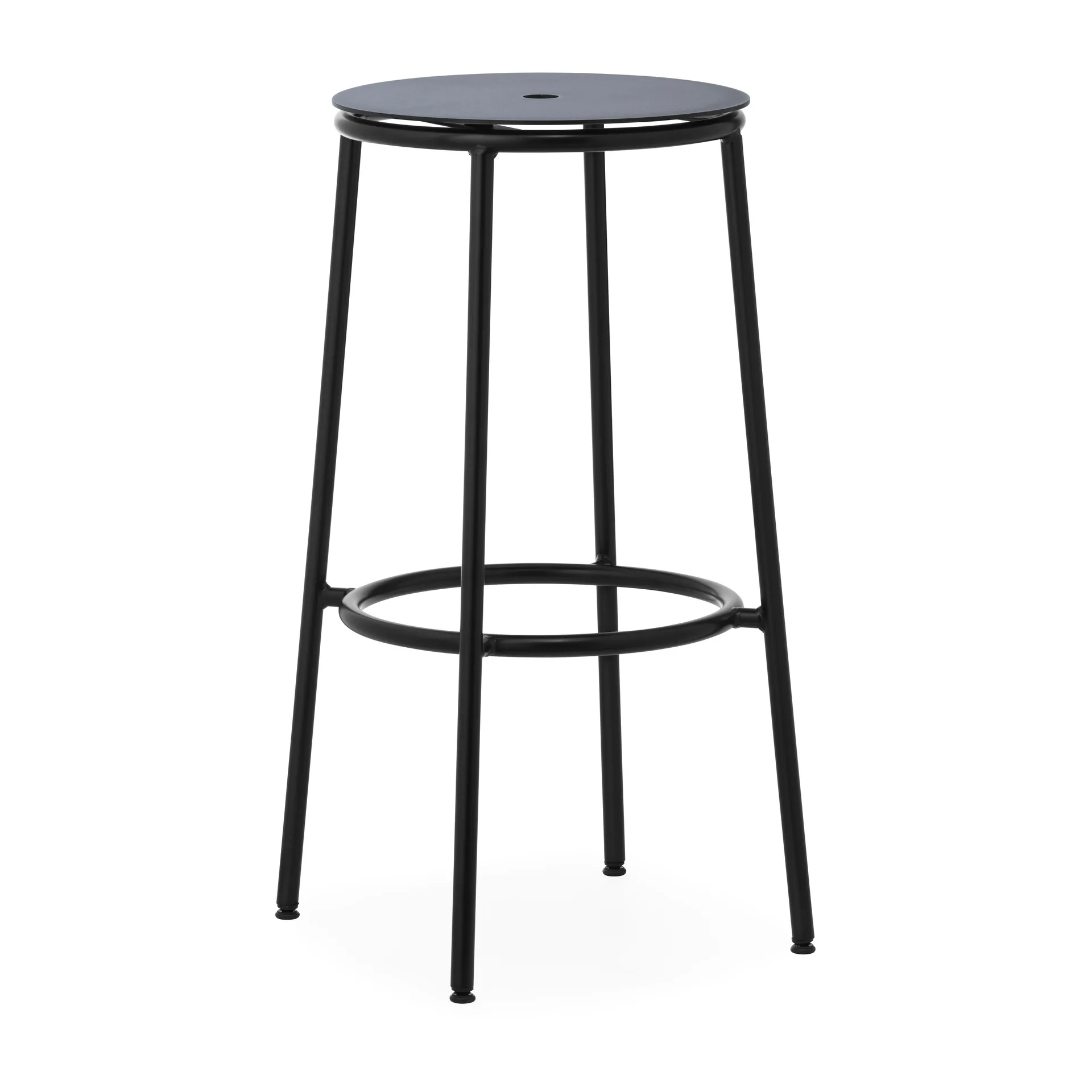 Circa barstol 75 cm, Svart aluminium Normann Copenhagen