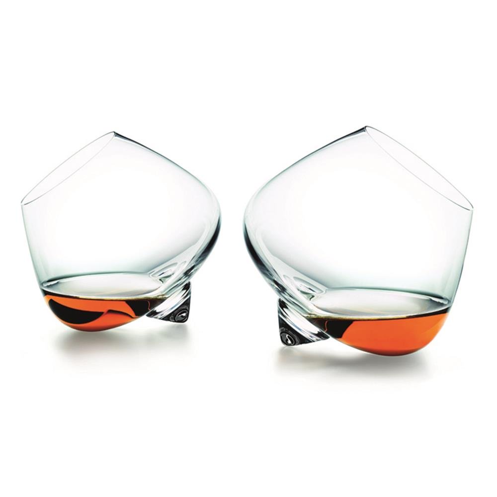 Normann Copenhagen Cognacglas 25 cl 2-pack | Skandinavisk Design | Whiskeyglas & Konjaksglas | Transparent