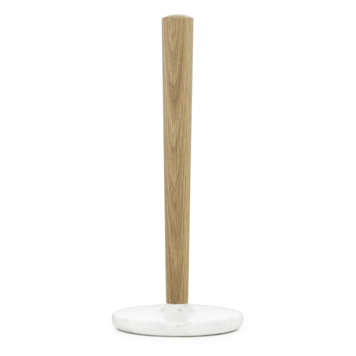 Normann Copenhagen Craft pappershållare vit marmor | Skandinavisk Design | Hushållspappershållare | Brun