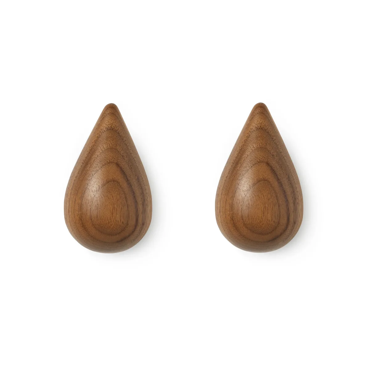 Normann Copenhagen Dropit knopp 2-pack valnöt Liten