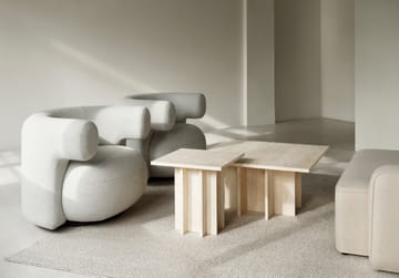 Edge soffbord large - Travertine - Normann Copenhagen