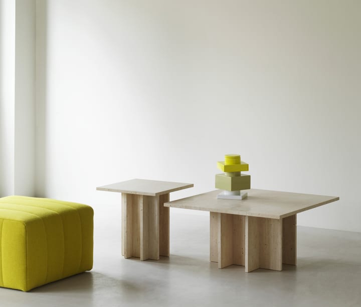 Edge soffbord large - Travertine - Normann Copenhagen