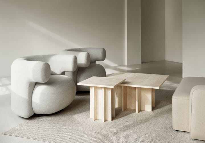 Edge soffbord small - Travertine - Normann Copenhagen