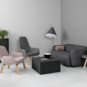 Era Low loungestol - läder tango svart - Normann Copenhagen