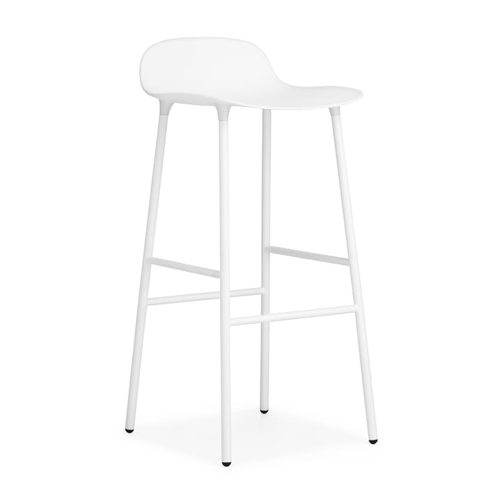 Form barstol metallben 75 cm - vit - Normann Copenhagen