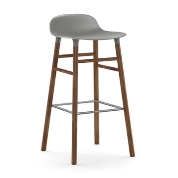 Form barstol valnötsben 75 cm - Grå - Normann Copenhagen