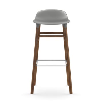 Form barstol valnötsben 75 cm - grå - Normann Copenhagen