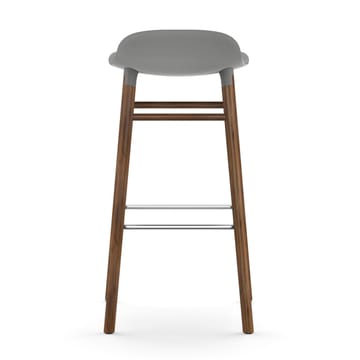 Form barstol valnötsben 75 cm - grå - Normann Copenhagen