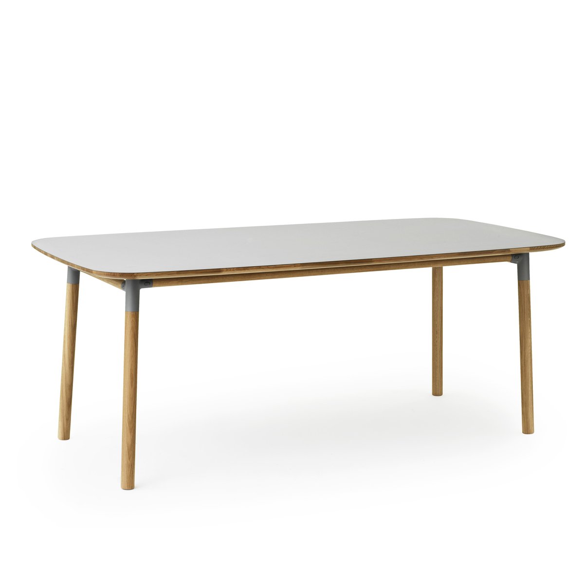 Normann Copenhagen Form bord 95x200 cm grå | Skandinavisk Design | Matbord | Grå