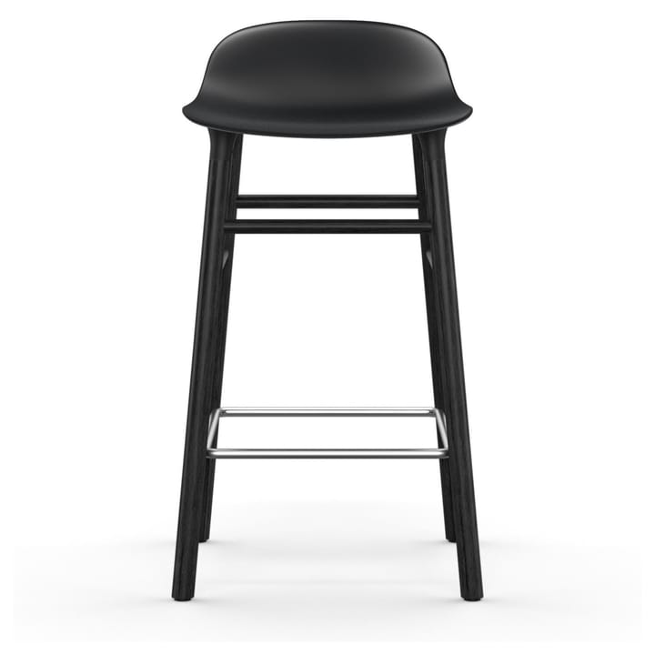 Form Chair barstol lackerade ekben 65 cm - svart - Normann Copenhagen