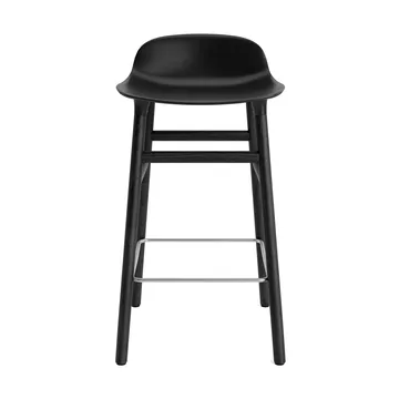 Form Chair barstol lackerade ekben 65 cm - svart - Normann Copenhagen
