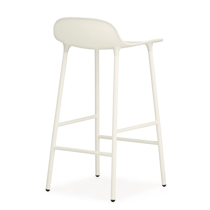 Form Chair barstol metallben - vit - Normann Copenhagen