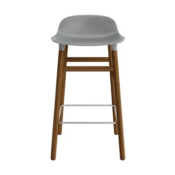 Form Chair barstol valnötsben - Grå - Normann Copenhagen
