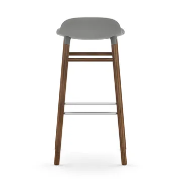 Form Chair barstol valnötsben - Grå - Normann Copenhagen